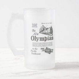 Königin der Schienen - neuer Olympier 1929 Mattglas Bierglas