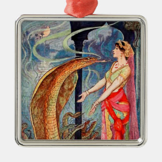 Königin der Schlangen Ornament Aus Metall