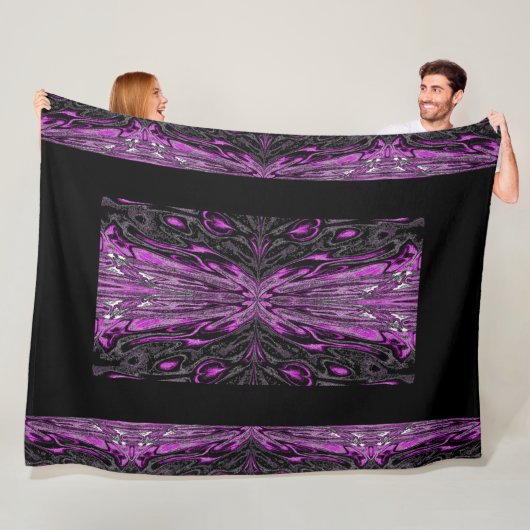 Königin der Schmetterlinge 36 Fleecedecke (Beispiel)