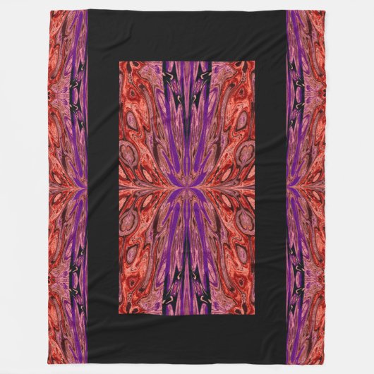 Königin der Schmetterlinge 39 Fleecedecke (Vorderseite)