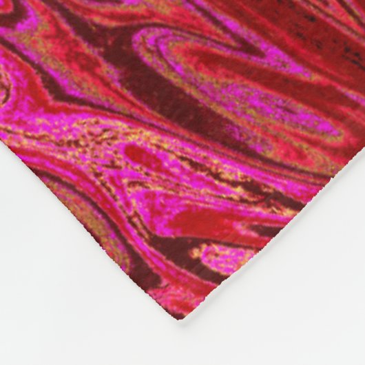 Königin der Schmetterlinge 41 Fleecedecke (Ecke)