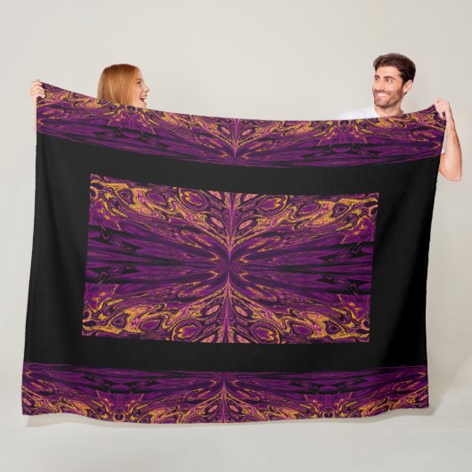 Königin der Schmetterlinge 47 Fleecedecke (Beispiel)