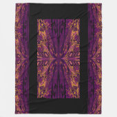 Königin der Schmetterlinge 47 Fleecedecke (Vorderseite)