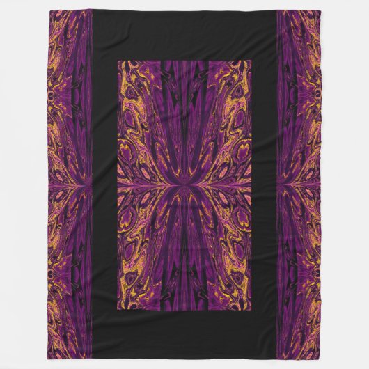 Königin der Schmetterlinge 47 Fleecedecke (Vorderseite)