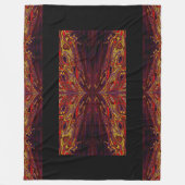 Königin der Schmetterlinge 50 Fleecedecke (Vorderseite)