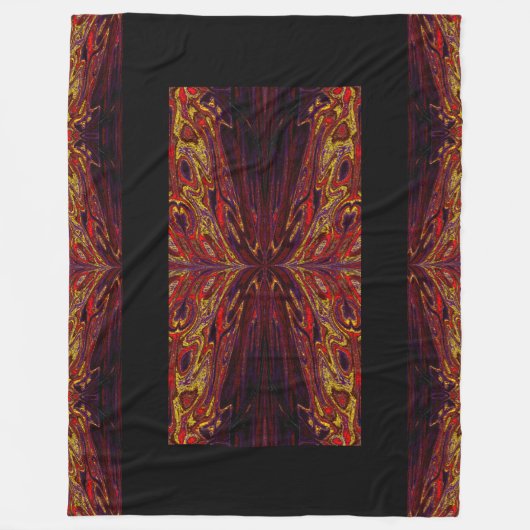 Königin der Schmetterlinge 50 Fleecedecke (Vorderseite)