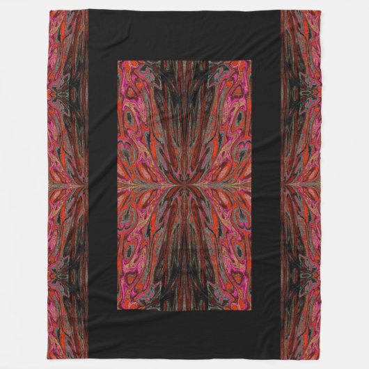 Königin der Schmetterlinge 55 Fleecedecke (Vorderseite)