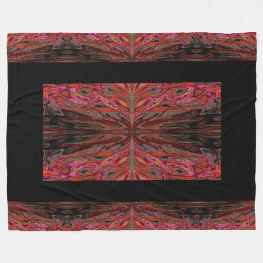 Königin der Schmetterlinge 55 Fleecedecke (Vorderseite (Horizontal))