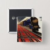 Königin der Schotten Pullman Train Button (Vorne & Hinten)