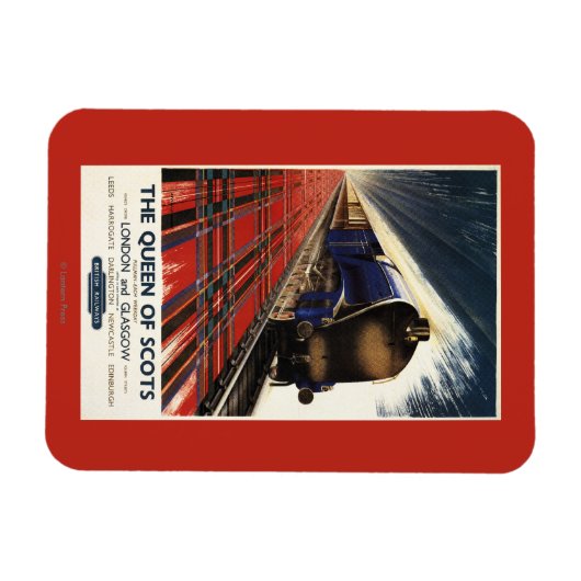 Königin der Schotten Pullman Train Magnet (Horizontal)