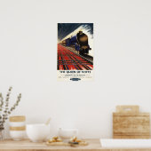 Königin der Schotten Pullman Train Poster (Küche)