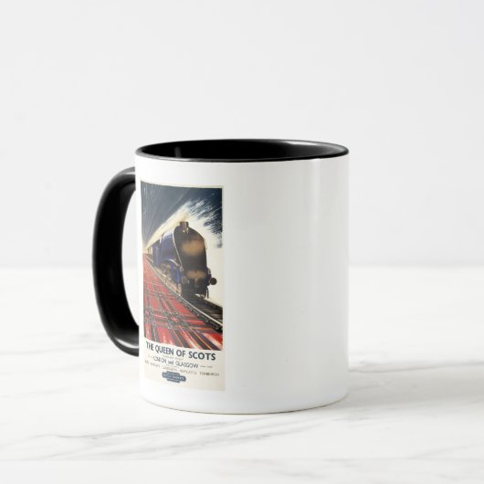 Königin der Schotten Pullman Train Tasse (Vorderseite Links)