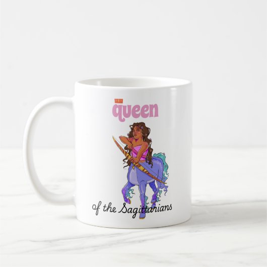 Königin der Schützen Kaffeetasse (Links)