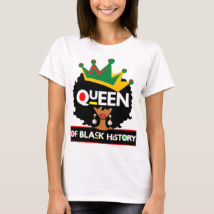 Königin der Schwarzen Geschichte Monat Melanin Pop T-Shirt