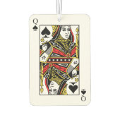 Königin der Spades Autolufterfrischer (Rückseite)