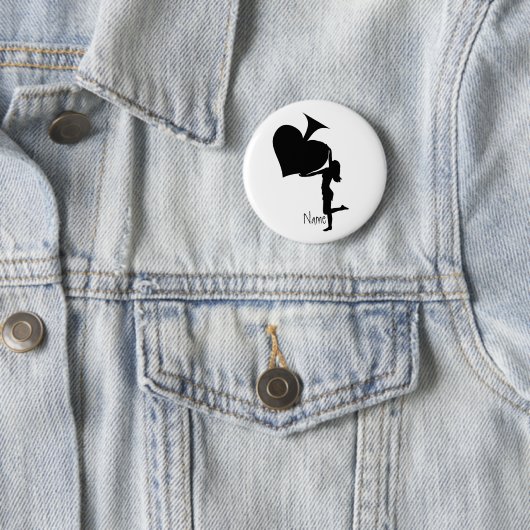 Königin der Spades Holding Black Ace Thunder_Cove Button (Beispiel)