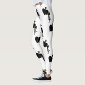 Königin der Spades Holding Black Ace Thunder_Cove Leggings (Links)