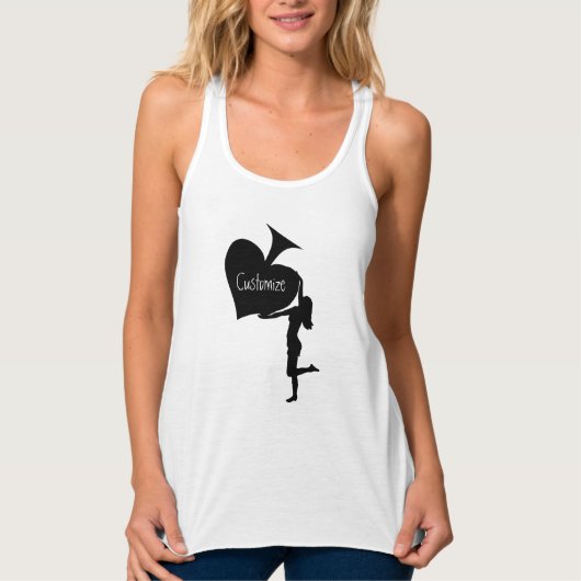 Königin der Spades Holding Black Ace Thunder_Cove Tank Top (Vorderseite)