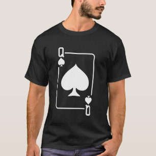 Königin der Spades Kartenspielen Halloween-Kostümt T-Shirt