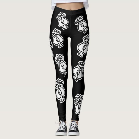 Königin der Spades Leggings (Vorderseite)