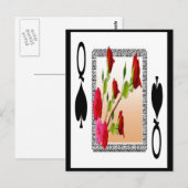 Königin der Spades Postkarte (Vorne/Hinten)