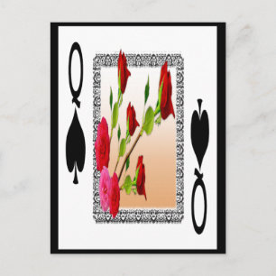 Königin der Spades Postkarte
