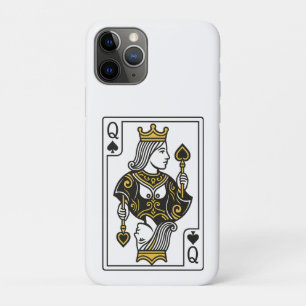 Königin der Spades — Schwarz & Gold Case-Mate iPhone Hülle
