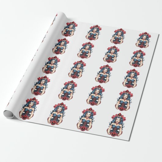 Königin der Spades Thunder_Cove Geschenkpapier (Ungerollt)