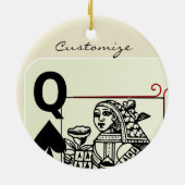 Königin der Spades Thunder_Cove Keramik Ornament (Hinten)