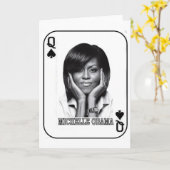 KÖNIGIN DER SPATEN KARTE (Gelbe Blume)