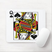 Königin der Spaten Mousepad (Mit Mouse)