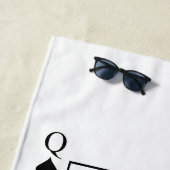 Königin der Spaten Strandtuch (Beispiel)