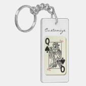 Königin der Spaten Thunder_Cove Schlüsselanhänger (Vorderseite links)