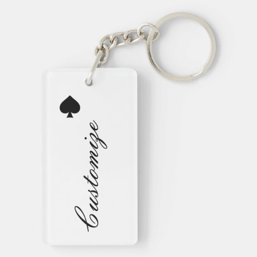 Königin der Spaten Thunder_Cove Schlüsselanhänger (Rückseite)