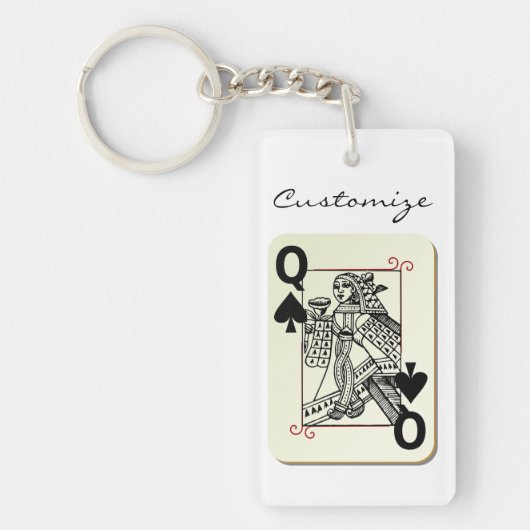 Königin der Spaten Thunder_Cove Schlüsselanhänger (Vorderseite)