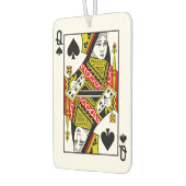 Königin der Spielkarten Autolufterfrischer (Links)