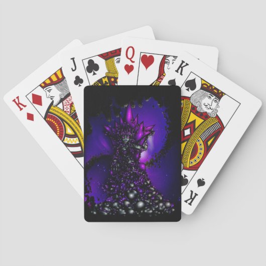 Königin der Steine Spielkarten (Rückseite)