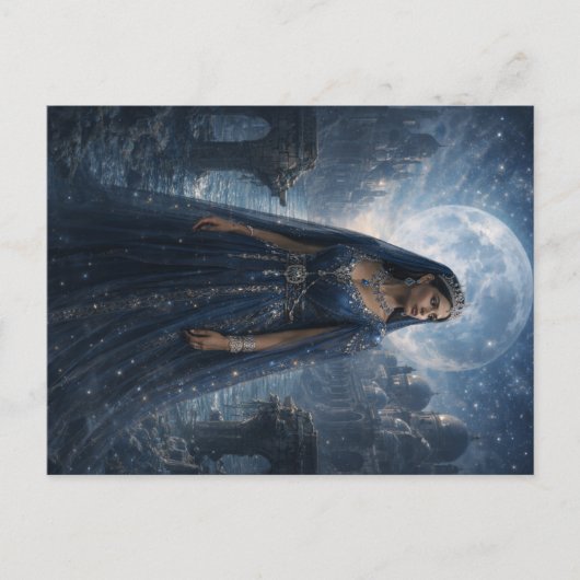 Königin der Sternennacht Postkarte (Vorderseite)