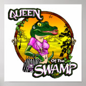 Königin der Sumpflandschaft Poster (Vorne)