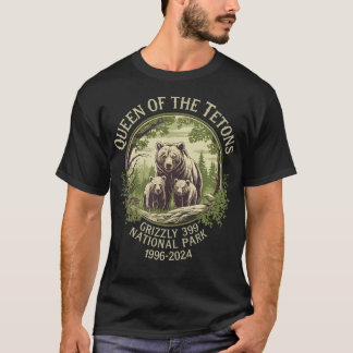 Königin der Tetons Grizzly 399 Naturschutz T-Shirt