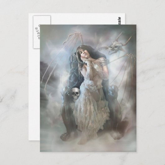 Königin der Toten Postkarte (Vorne/Hinten)