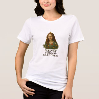 Königin der Unkräuter und Wildblumen Tri-Blend Shirt