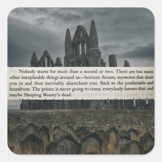 Königin der Verdammten Quadratischer Aufkleber (Vorderseite)