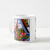 Königin der Verein-Tasse Kaffeetasse (Vorderseite Links)