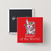 Königin der Welt Button (Vorne & Hinten)