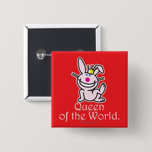 Königin der Welt Button (Vorne & Hinten)