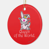 Königin der Welt Keramikornament (Links)