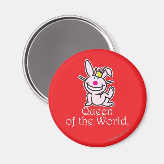 Königin der Welt Magnet (Vorderseite/Rückseite)