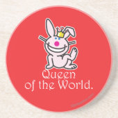 Königin der Welt Sandstein Untersetzer (Vorne)