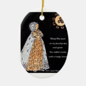 Königin der Wintersolstice Keramikornament (Vorne)